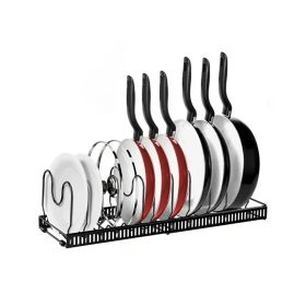 Sliding Pots Holder For Kitchen Cookware Bakeware Pot