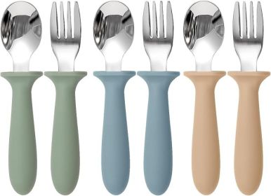 Toddler Utensils 6 Pack kids Silverware Set