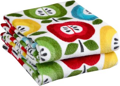 Fiber Reactive Print Kitchen Towels: Highly Absorbent, Super Soft - 100% Cotton, 16"x28" Dish Towels for Cleaning & Drying Dishes, Pans, Glasswar